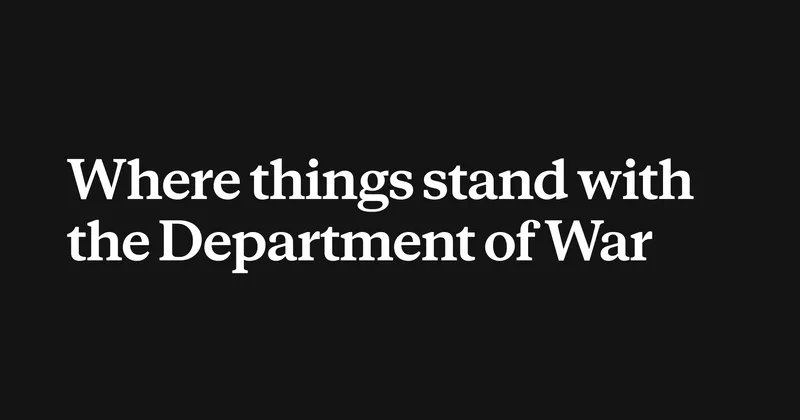 Anthropic to Challenge Department of War Security Risk Designation in Court