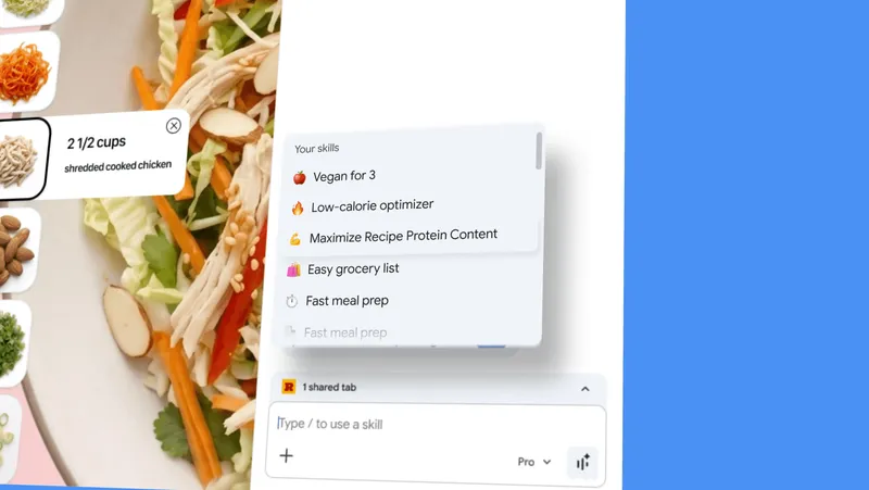 Google Chrome Launches Skills to Automate Gemini AI Prompts With One Click