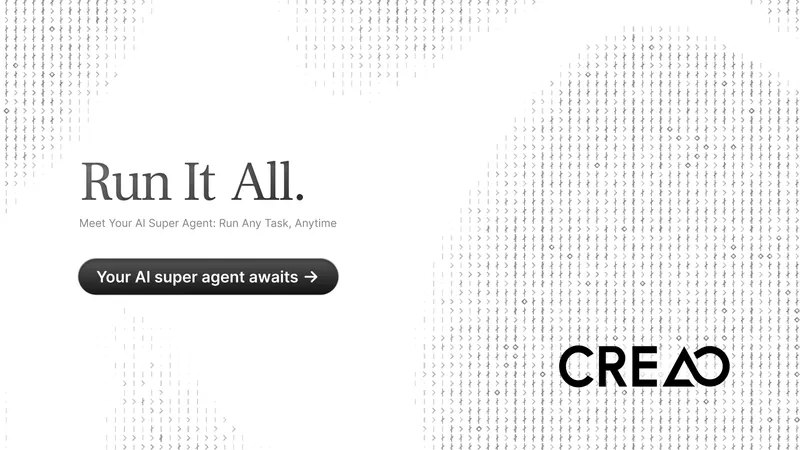 Creao AI Raises $10M to Empower Solopreneurs With Autonomous Super Agent Teams