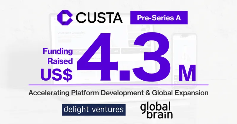 Malaysian Startup CUSTA Secures USD 4.3 Million to Scale AI-Powered Customization Platform