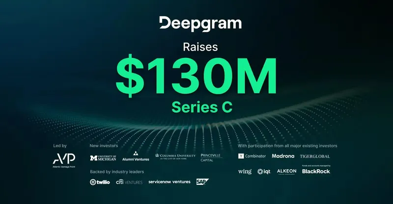 Deepgram Hits $1.3 Billion Valuation Following $130 Million Raise to Power Voice AI Economy