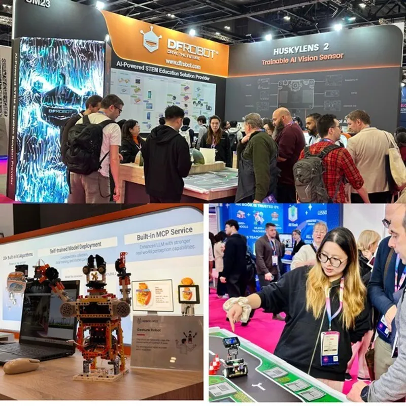 DFRobot Introduces Advanced AI and Robotics Learning Solutions at Bett 2026