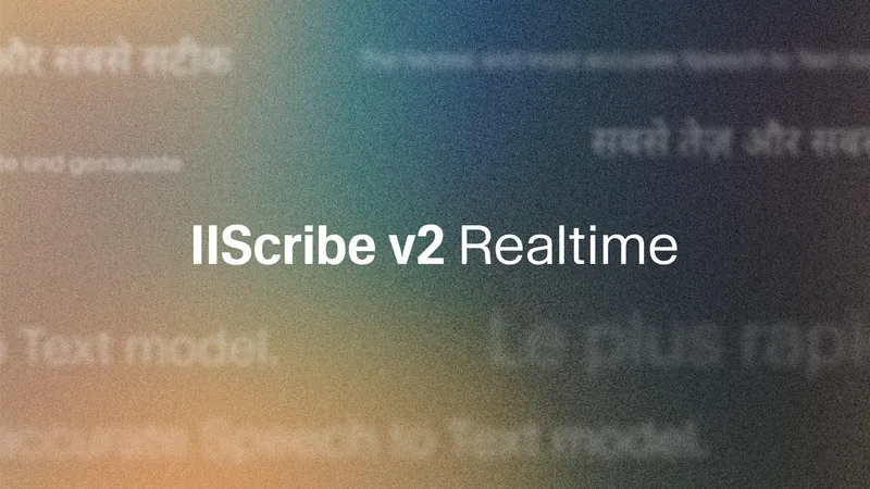 ElevenLabs Launches Scribe v2 Realtime for Live Transcription