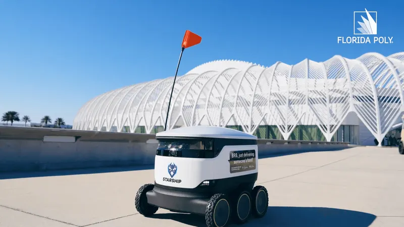 Florida Poly Launches Nation's First Integrated Autonomous Robot Dining Service