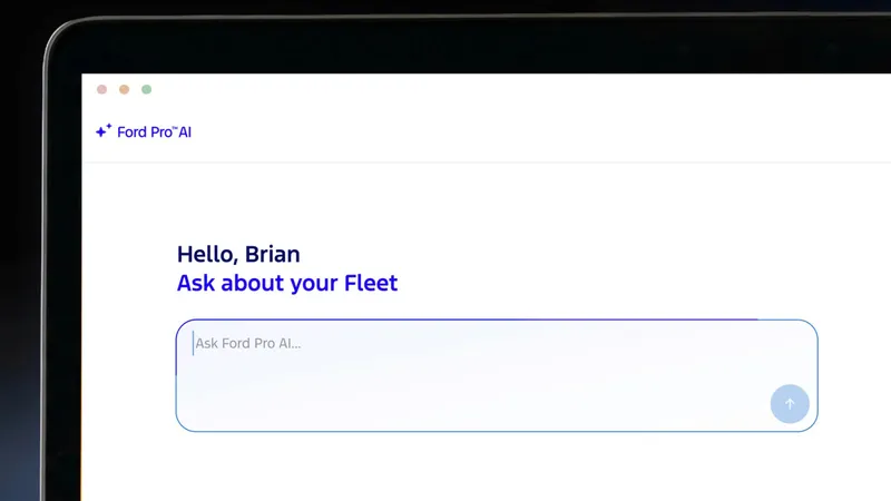 Ford Launches Intelligent AI Assistant to Automate Fleet Management at Work Truck Week