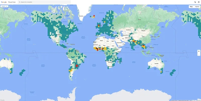 Google AI Predicts Global River Floods Seven Days Before They Strike