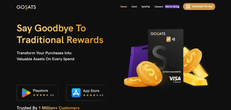 GoSats Secures $5 Million Series A to Scale Digital Asset Rewards Platform