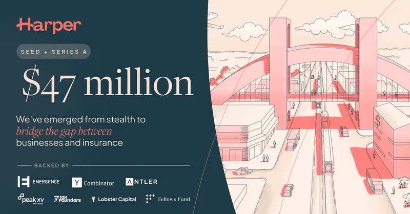 Harper Secures $47 Million to Automate Commercial Insurance Through AI Technology