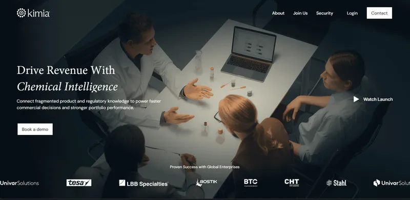 Kimia Secures $7 Million To Scale First-Ever Chemical Intelligence Platform