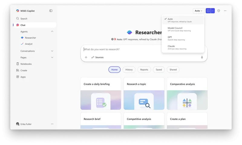 Microsoft 365 Copilot Researcher Gains Multi-Model Intelligence via New Critique and Council Features