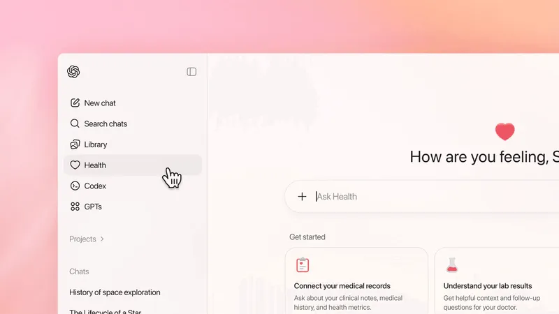 OpenAI Launches ChatGPT Health to Personalize Medical AI with Clinical Record Integration