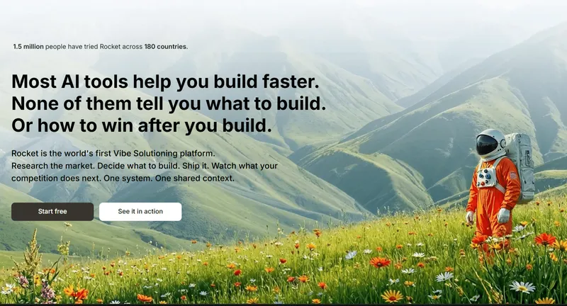 Rocket Challenges Cursor With World First Vibe Solutioning Platform For Full Stack Development
