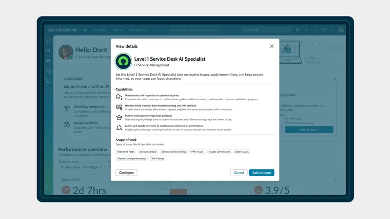 ServiceNow Launches Autonomous Workforce to Execute Tasks with Moveworks AI Integration