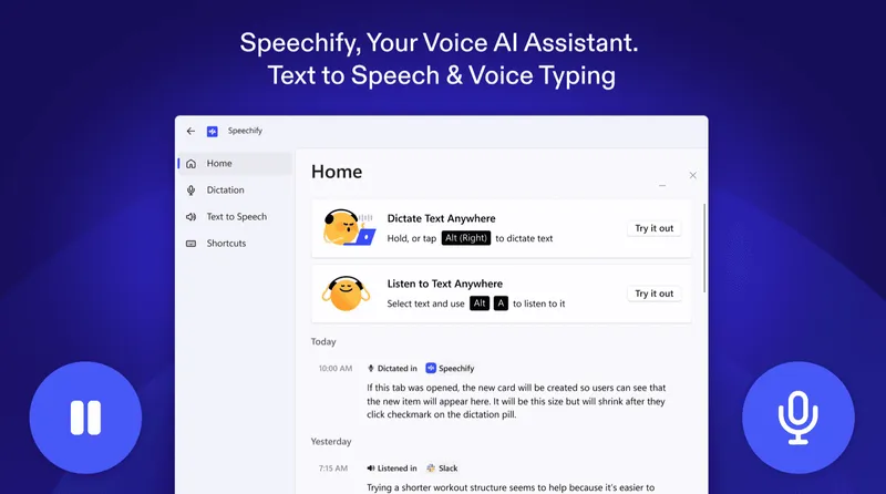 Speechify Expands Voice AI Ecosystem with New Native Windows App and Dictation Tools