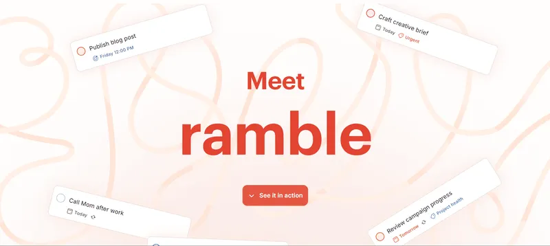 Todoist Launches Ramble to Turn Spoken Thoughts Into Organized AI Tasks