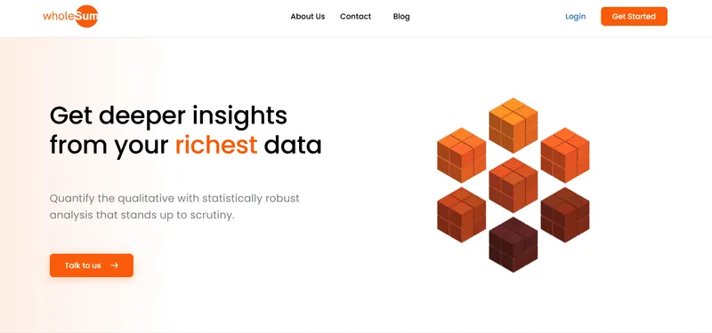 WholeSum Secures $1.3 Million to Power Hallucination-Free Qualitative Data Analysis