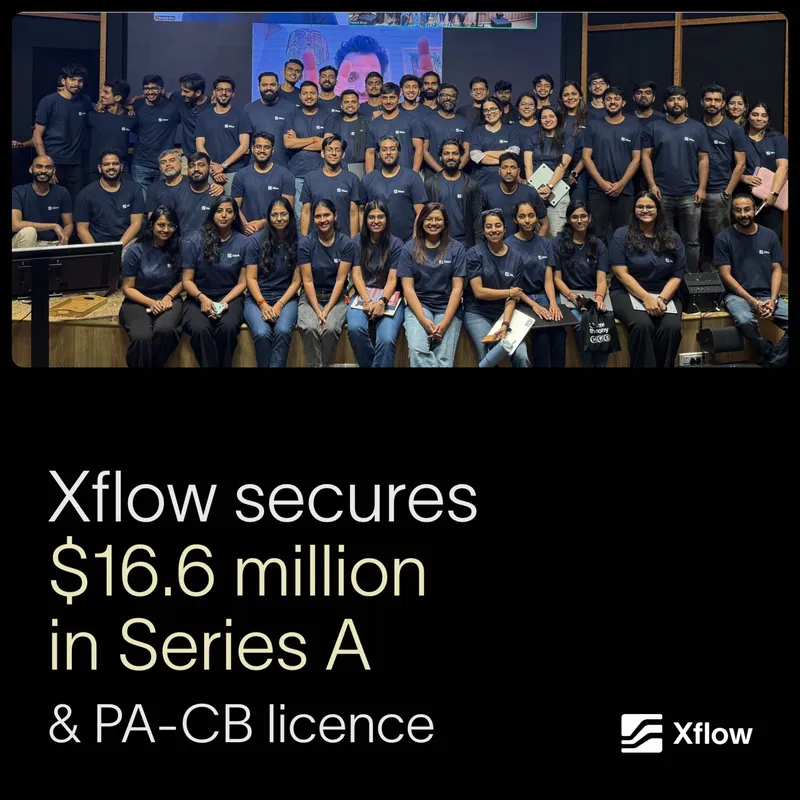 Xflow Secures $16.6M Backed by Stripe and PayPal for India Payments Infrastructure